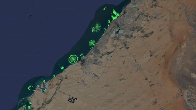 In Dubai, the creation of new islands has significantly altered the coastline.